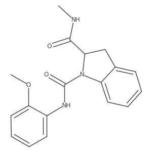 N1-(2-methoxyphenyl)-N2-methylindoline-1,2-dicarboxamide Structure