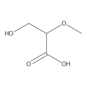 3-Hydroxy-2-methoxypropanoic acid Structure