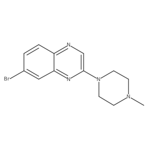 7-Bromo-2-(4-methylpiperazin-1-yl)quinoxaline Structure