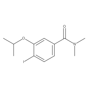 4-Iodo-3-isopropoxy-N,N-dimethylbenzamide结构式