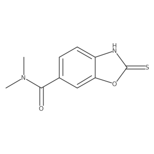 N,N-dimethyl-2-thioxo-2,3-dihydrobenzo[d]oxazole-6-carboxamide结构式