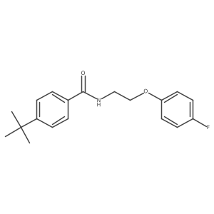 4-(tert-butyl)-N-(2-(4-fluorophenoxy)ethyl)benzamide Structure