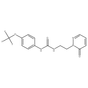 1-(2-(6-oxopyridazin-1(6H)-yl)ethyl)-3-(4-(trifluoromethoxy)phenyl)urea Structure