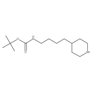Tert-butyl (4-(piperidin-4-yl)butyl)carbamate Structure