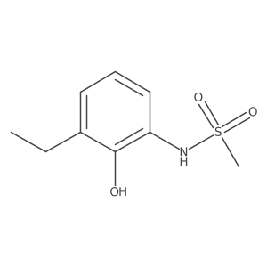 N-(3-Ethyl-2-hydroxyphenyl)methanesulfonamide结构式