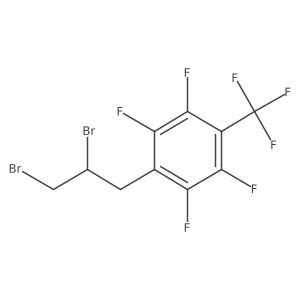 4-(2,3-Dibromopropyl)-2,3,5,6-tetrafluorobenzotrifluoride Structure