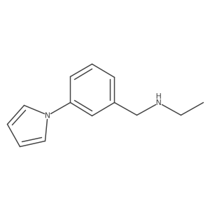 ethyl({[3-(1H-pyrrol-1-yl)phenyl]methyl})amine Structure