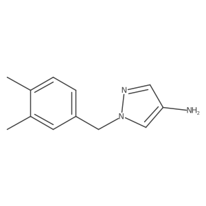 1-(3,4-Dimethylbenzyl)-1h-pyrazol-4-amine结构式