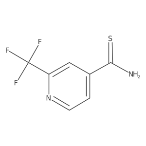 2-(Trifluoromethyl)pyridine-4-carbothioamide Structure