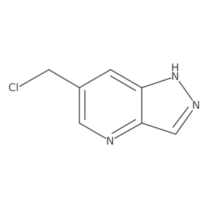 6-(Chloromethyl)-1H-pyrazolo[4,3-B]pyridine结构式
