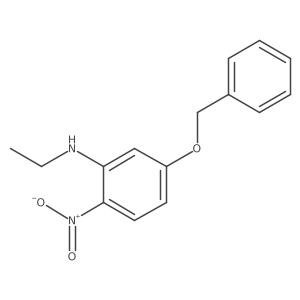 5-(Benzyloxy)-N-ethyl-2-nitroaniline结构式