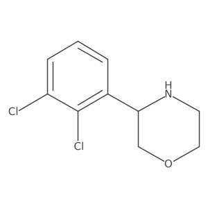 3-(2,3-Dichlorophenyl)morpholine结构式