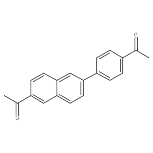 1-(4-(6-Acetylnaphthalen-2-yl)phenyl)ethanone Structure