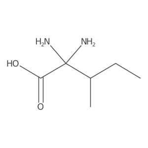 L-Isoleucine, 2-amino- Structure