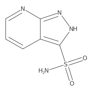 2H-pyrazolo[3,4-b]pyridine-3-sulfonamide结构式