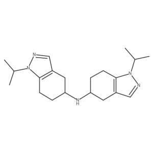 1-(propan-2-yl)-N-[1-(propan-2-yl)-4,5,6,7-tetrahydro-1H-indazol-5-yl]-4,5,6,7-tetrahydro-1H-indazol-5-amine Structure