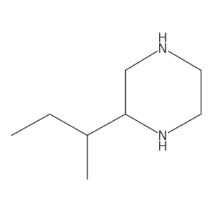 2-(Butan-2-yl)piperazine Structure