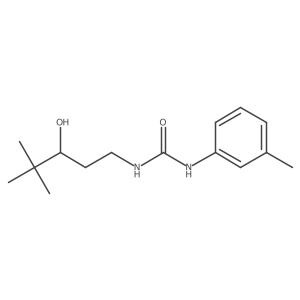 1-(3-Hydroxy-4,4-dimethylpentyl)-3-(m-tolyl)urea结构式
