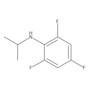 2,4,6-trifluoro-N-(propan-2-yl)aniline结构式
