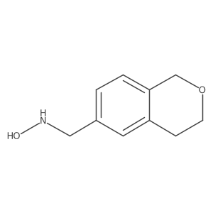 N-[(3,4-dihydro-1H-2-benzopyran-6-yl)methyl]hydroxylamine Structure