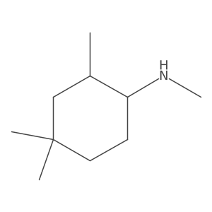 N,2,4,4-tetramethylcyclohexan-1-amine Structure