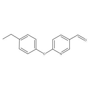 6-(4-Ethylphenoxy)pyridine-3-carbaldehyde结构式