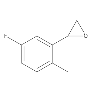 2-(5-Fluoro-2-methylphenyl)oxirane Structure
