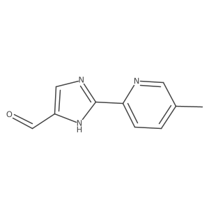 2-(5-Methyl-2-pyridyl)imidazole-5-carbaldehyde Structure