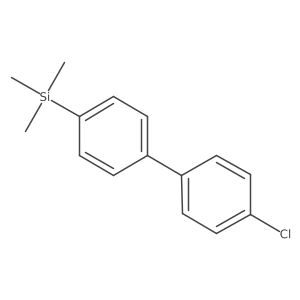4-Chloro-4'-(trimethylsilyl)-1,1'-biphenyl结构式