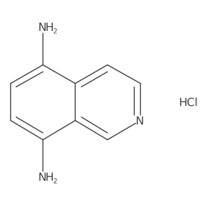 Isoquinoline-5,8-diamine hydrochloride结构式