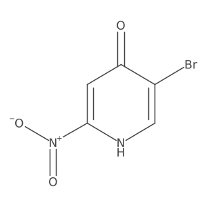 5-Bromo-2-nitropyridin-4-ol结构式