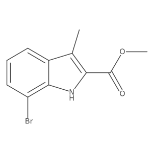 Methyl 7-bromo-3-methyl-1H-indole-2-carboxylate Structure