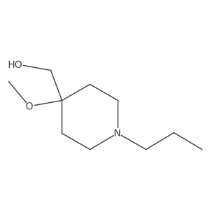 (4-Methoxy-1-propylpiperidin-4-yl)methanol Structure