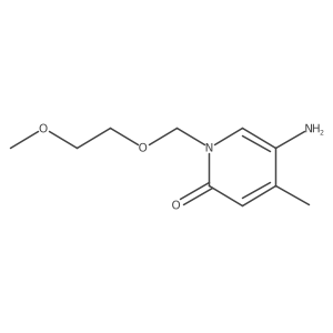 5-Amino-1-[(2-methoxyethoxy)methyl]-4-methyl-1,2-dihydropyridin-2-one结构式