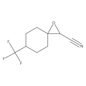 6-(Trifluoromethyl)-1-oxaspiro[2.5]octane-2-carbonitrile Structure