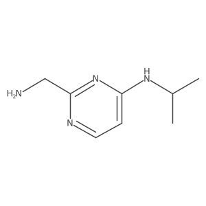 2-(aminomethyl)-N-(propan-2-yl)pyrimidin-4-amine Structure