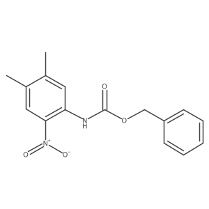 benzyl N-(4,5-dimethyl-2-nitro-phenyl)carbamate结构式