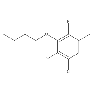 3-Butoxy-1-chloro-2,4-difluoro-5-methylbenzene结构式