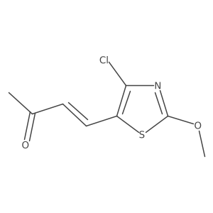 4-(4-Chloro-2-methoxy-1,3-thiazol-5-yl)but-3-en-2-one结构式