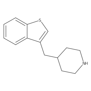 4-[(1-Benzothiophen-3-yl)methyl]piperidine Structure