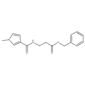 Benzyl 3-(1-methyl-3-pyrrolecarboxamido)propionate Structure