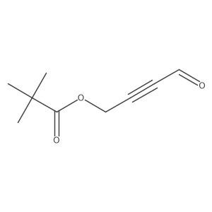Propanoic acid, 2,2-dimethyl-, 4-oxo-2-butyn-1-yl ester Structure