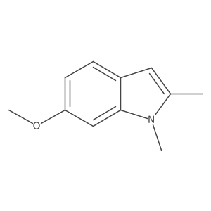 6-Methoxy-1,2-dimethyl-1H-indole结构式
