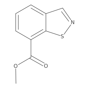 Methyl benzo[d]isothiazole-7-carboxylate结构式