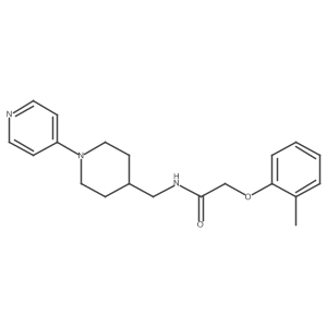 N-((1-(pyridin-4-yl)piperidin-4-yl)methyl)-2-(o-tolyloxy)acetamide Structure