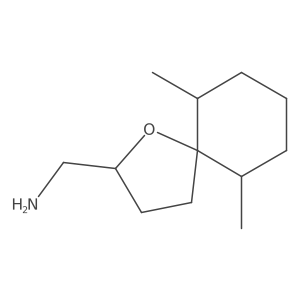 {6,10-Dimethyl-1-oxaspiro[4.5]decan-2-yl}methanamine Structure