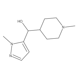 (1-Methyl-1H-pyrazol-5-yl)(1-methylpiperidin-4-yl)methanol Structure