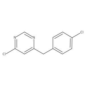 4-Chloro-6-(4-chlorobenzyl)pyrimidine Structure