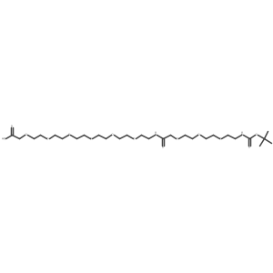 2,2-Dimethyl-4,16-dioxo-3,8,11,14,20,23,26,29,32,35-decaoxa-5,17-diazaheptatriacontan-37-oic acid Structure