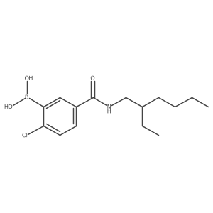 Boronic acid, B-[2-chloro-5-[[(2-ethylhexyl)amino]carbonyl]phenyl]-结构式